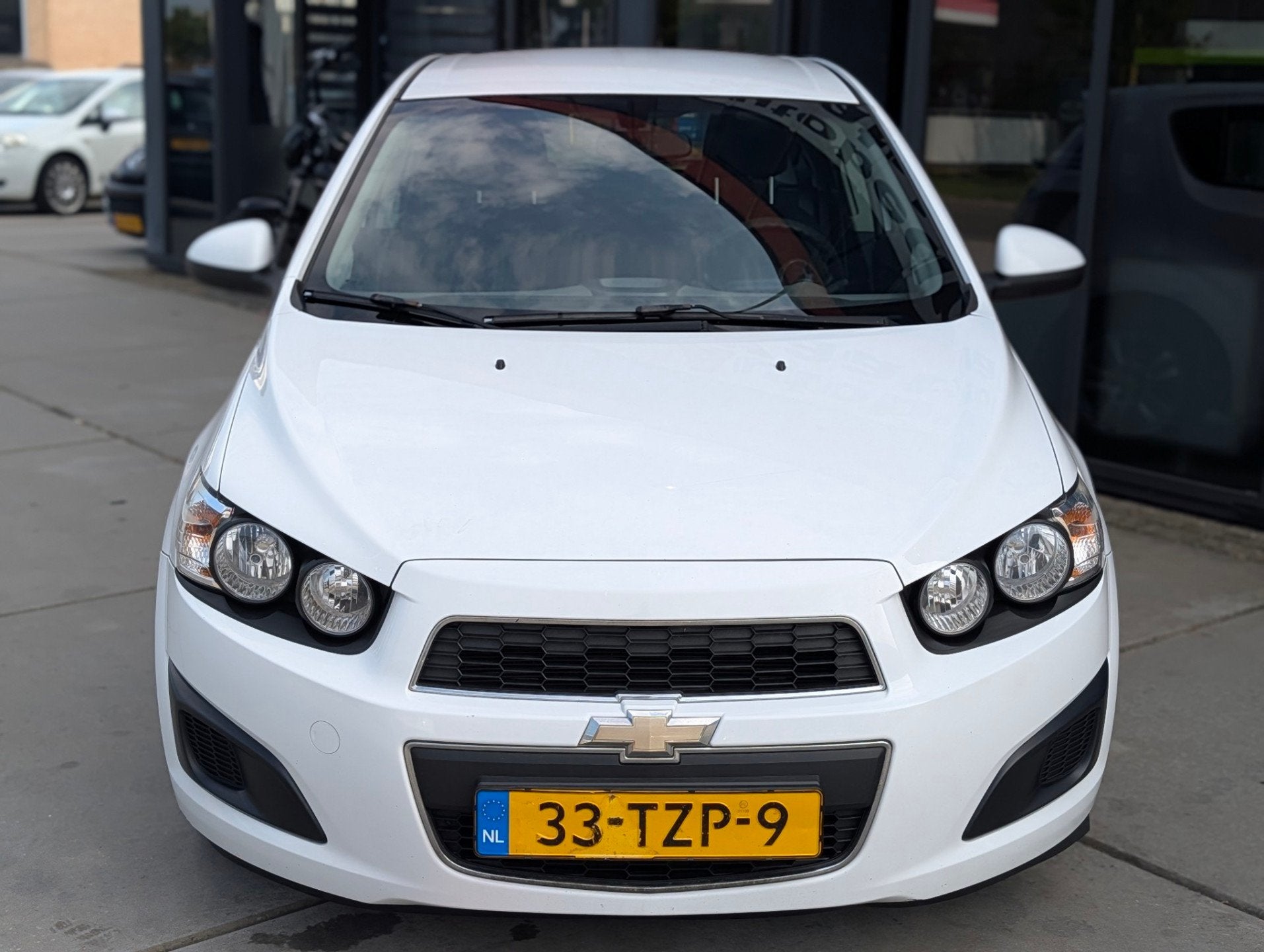 Chevrolet Aveo 1.3D LT Airco - Electr Ramen -, Euro 5, Gebruikt, Wit, Origineel Nederlands