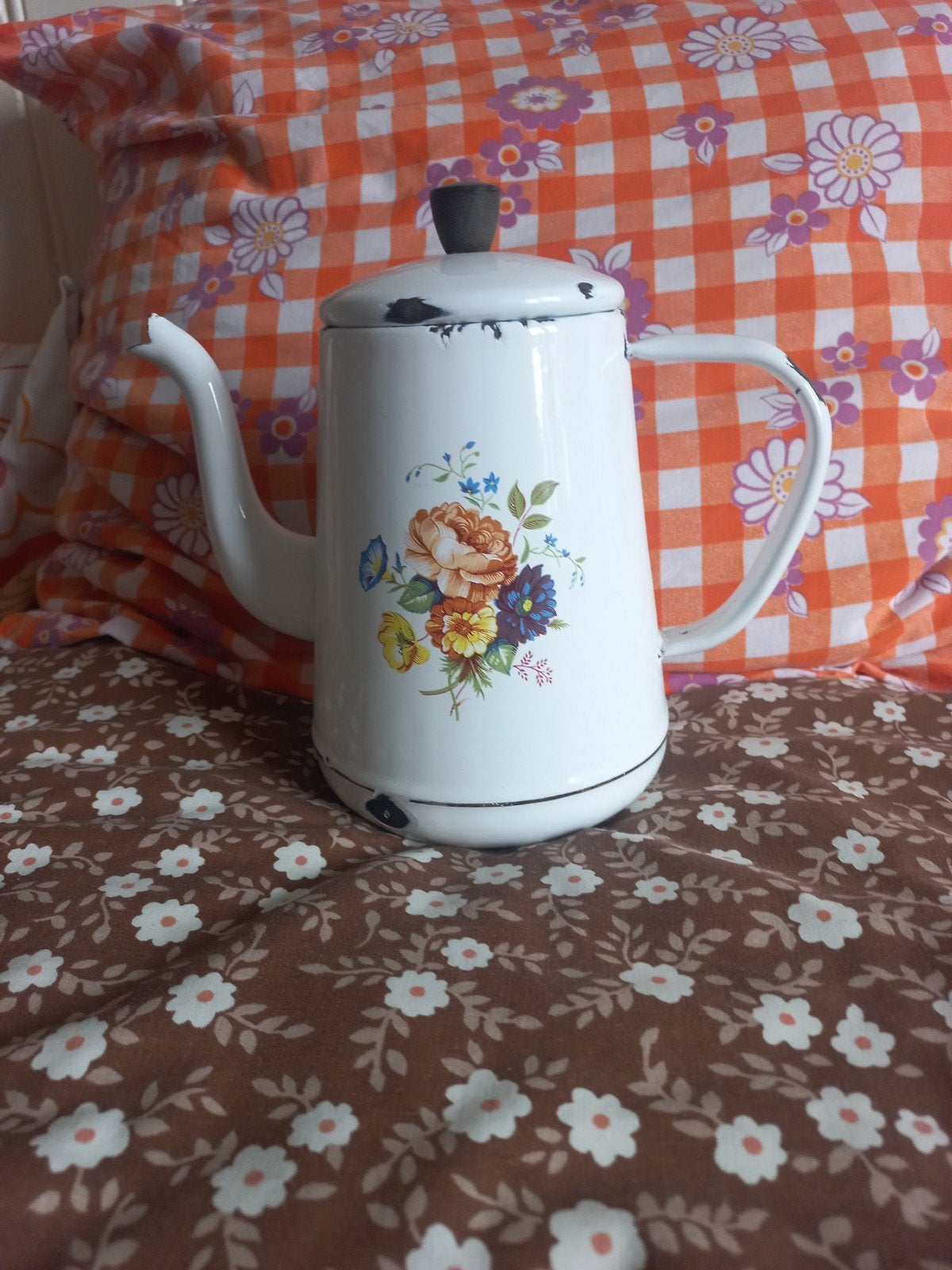 emaille koffiekan, Ophalen of Verzenden