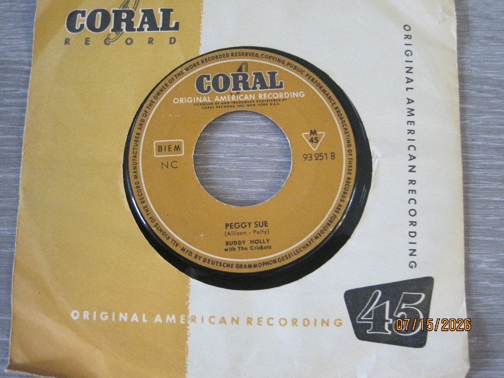 Buddy Holly and The Crickets   -   Oh, boy!, 7 inch, Ophalen of Verzenden, Zo goed als nieuw, Overige typen