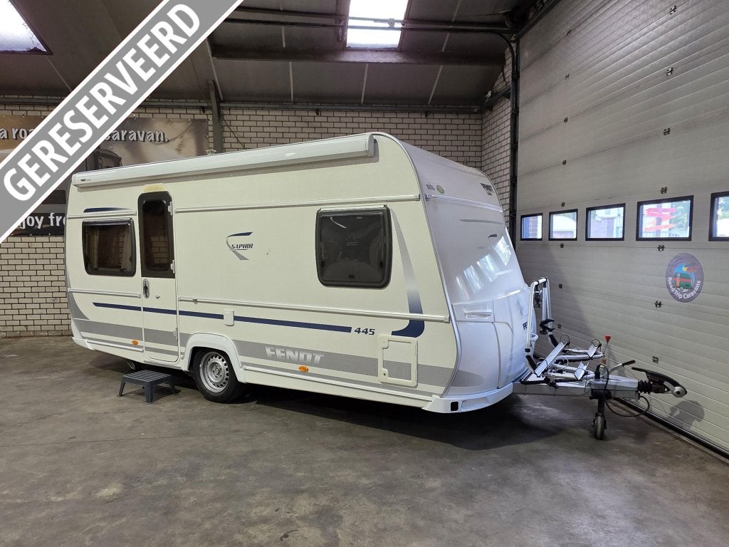 Fendt Saphir 445 TFB 2012 / Frans bed/ Rondzit/ Mover, Caravans en Kamperen, Rondzit, Bedrijf, Overige typen, Tot en met 4
