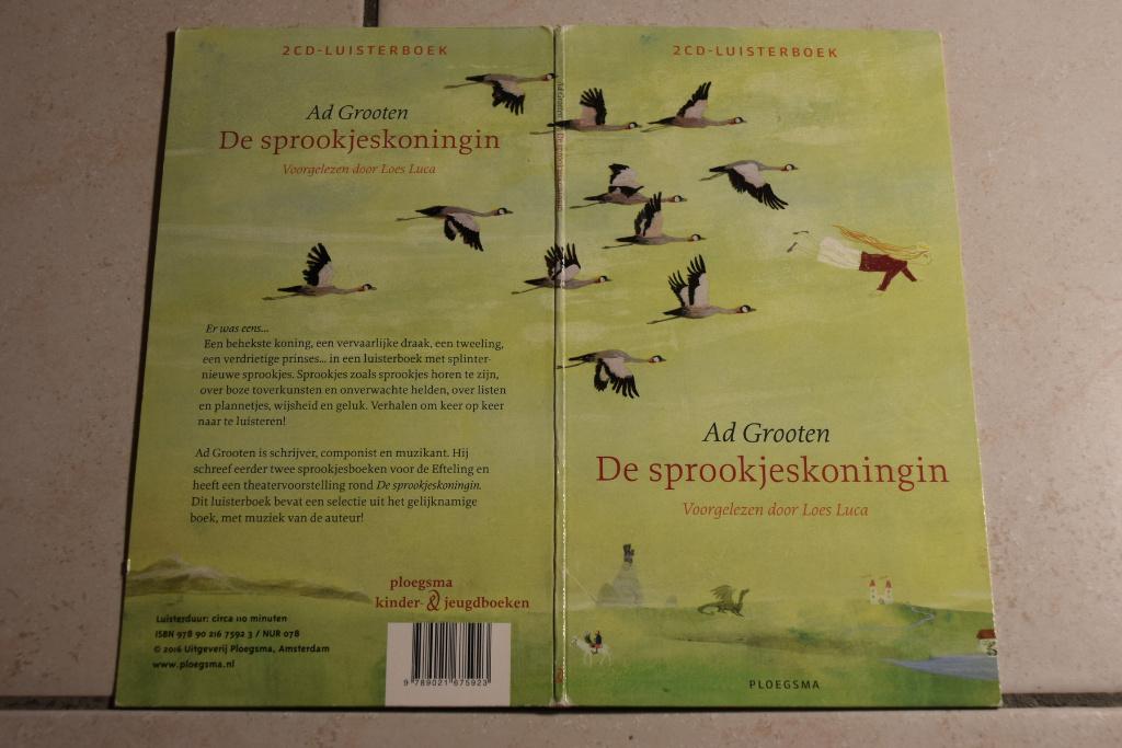 Luisterboek De sprookjeskoningin / Ad Grooten 2 cd's , Boeken, Ophalen of Verzenden, Cd, Kind