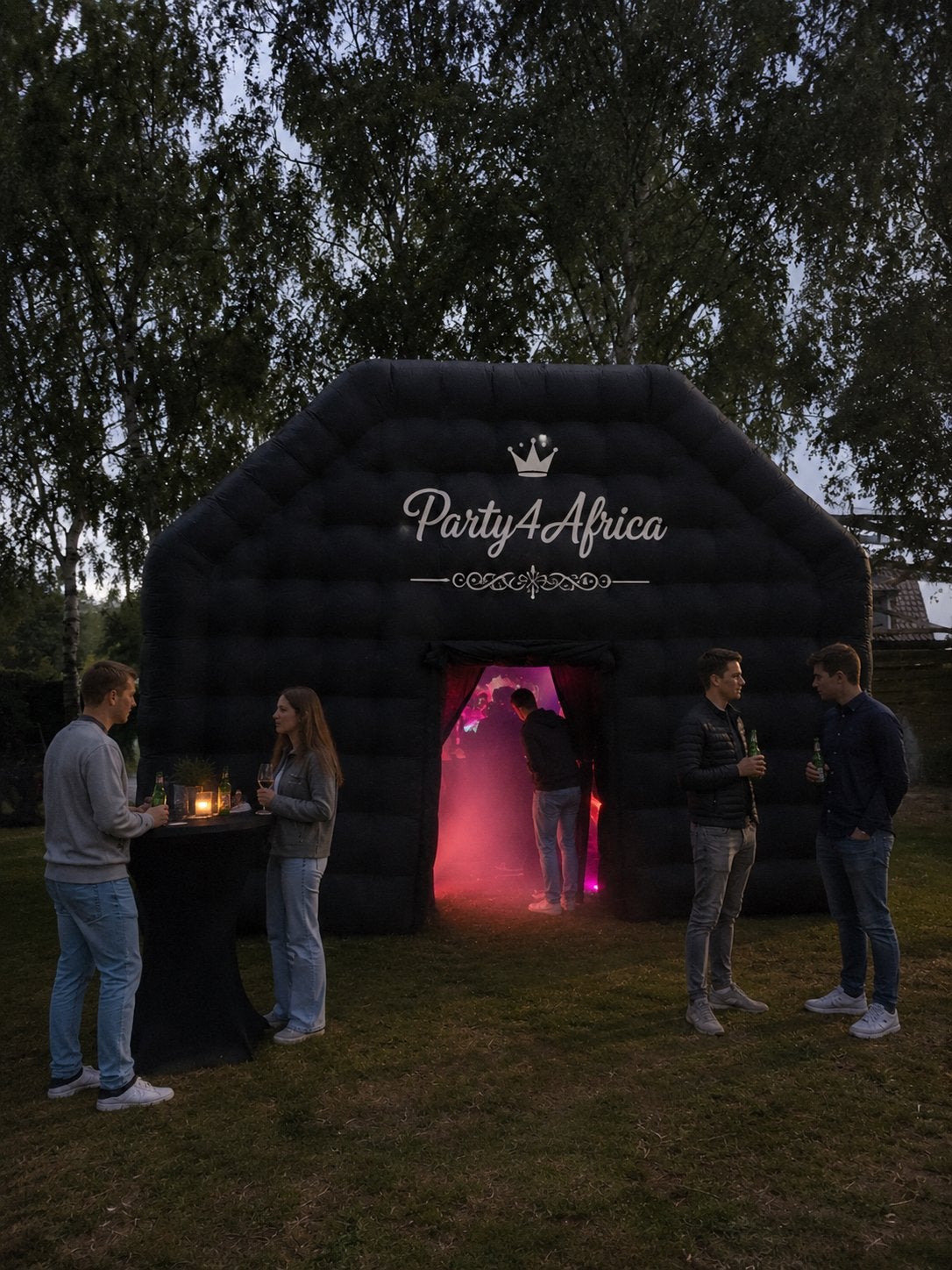 Opblaasbare Disco Club tent Te Huur. Steun Hanna's werkreis, Ophalen of Verzenden, Gebruikt, Verjaardag