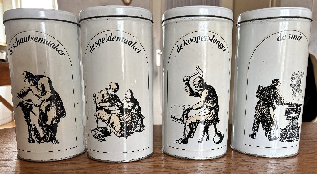 Hoogoven blikken, Ophalen of Verzenden, Gebruikt, Beschuit, Overige merken