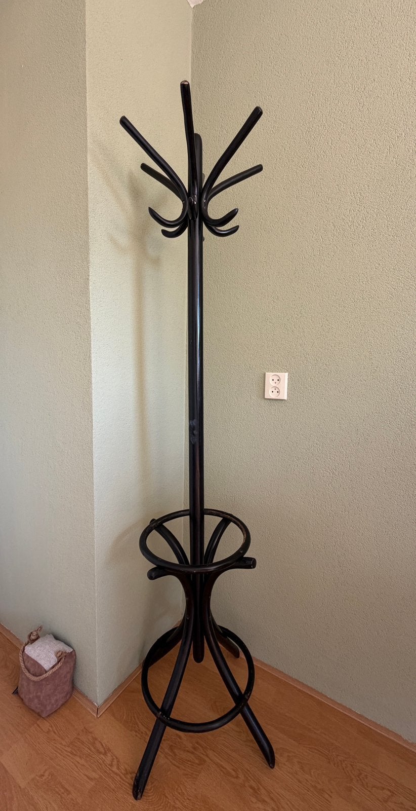 Vintage houten kapstok, Huis en Inrichting, Woonaccessoires | Kapstokken, Ophalen, Gebruikt, Staande kapstok, 150 tot 200 cm