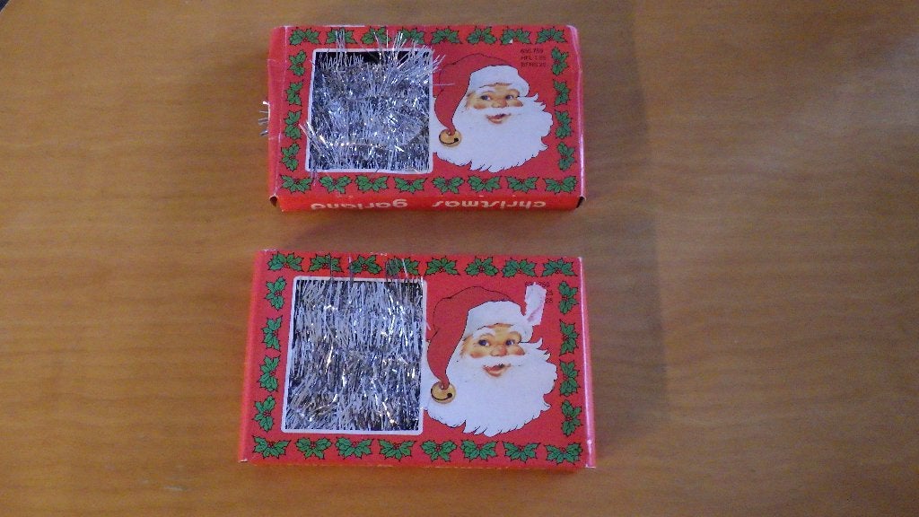 twee zilveren kerstslingers, Ophalen of Verzenden, Nieuw