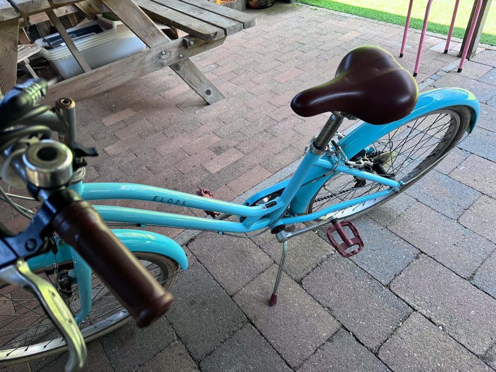 Fiets met defecte rechterrem - Elops, Ophalen, Gebruikt, Remmen
