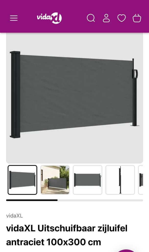 Wind scherm. Nieuw!!, Tuin en Terras, Tuinschermen, Ophalen, Zo goed als nieuw, 200 cm of meer, 150 tot 200 cm