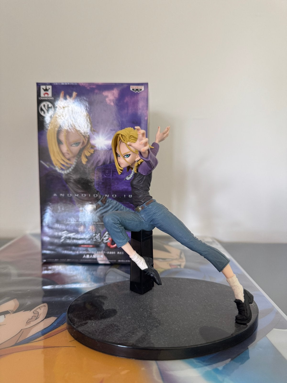 Dragon Ball Z Android 18 Banpresto Figuur, Ophalen of Verzenden, Zo goed als nieuw