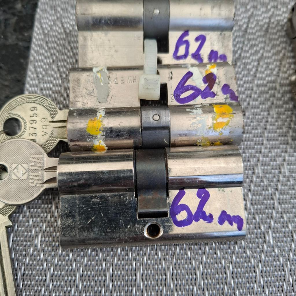 Te koop cilindersloten 7  stuks, Ophalen of Verzenden, Overige materialen, Slot