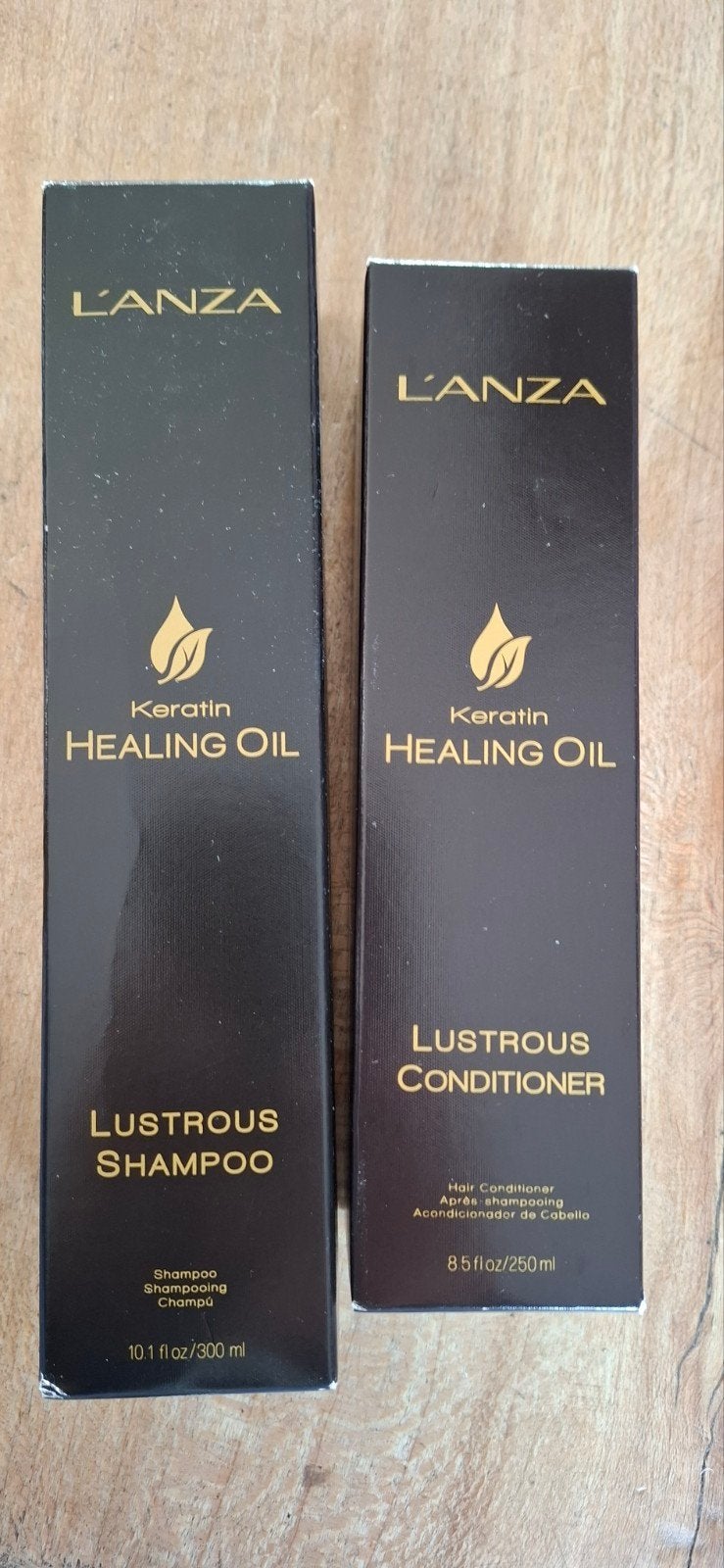 L'anza Keratin Healing Oil Lustrous Shampoo & Conditioner, Ophalen of Verzenden, Nieuw