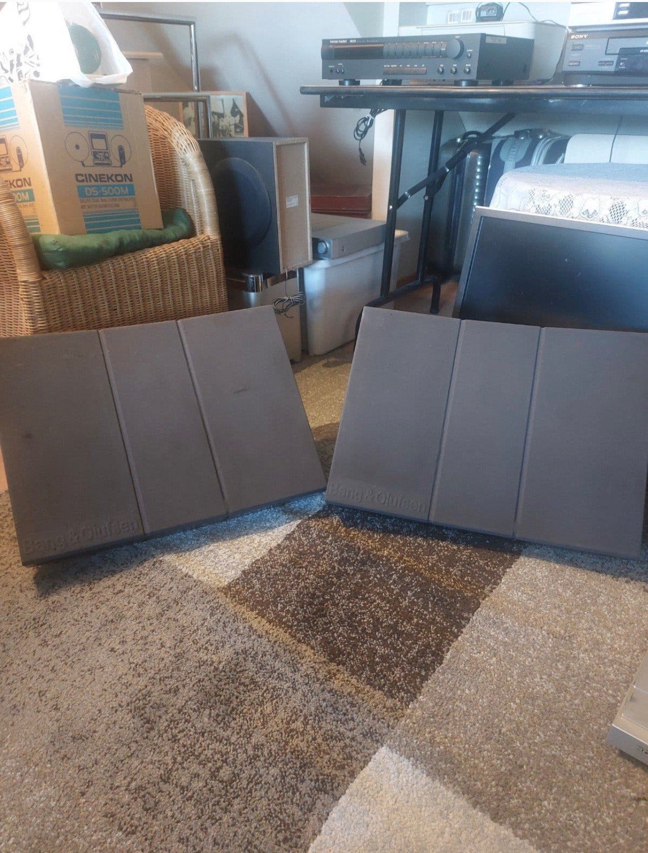 Bang & Olufsen - Bower & Wilkins - Van Medevoort Luidspreker, Ophalen, Vloerstaande luidspreker, Zo goed als nieuw, Bowers & Wilkins (B&W)