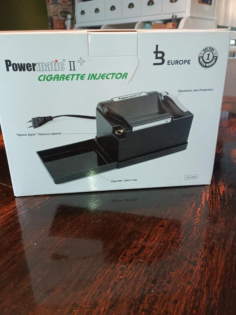 Sigaretten maker Powermatic II elektrische, Verzamelen, Rookartikelen, Aanstekers en Luciferdoosjes, Ophalen, Gebruikt, Overige typen