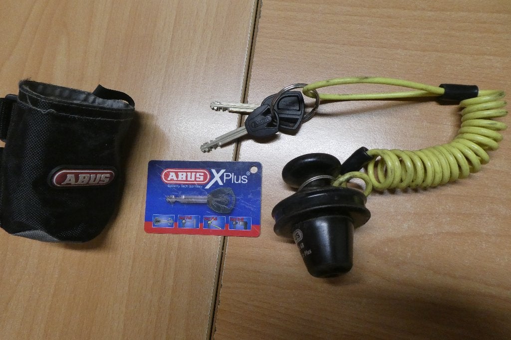 Abus X Plus motorslot, Ophalen, Zo goed als nieuw