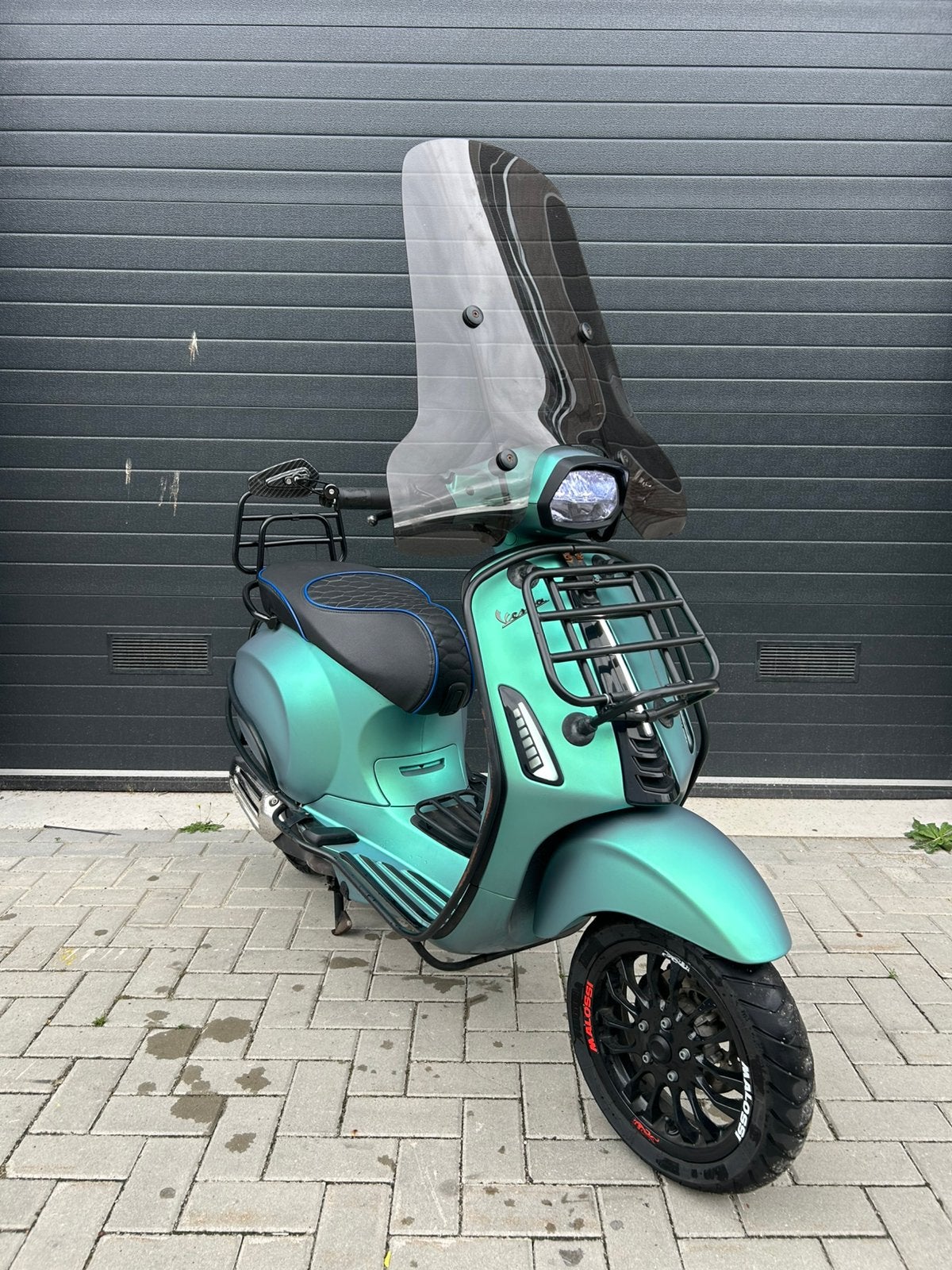 Vespa Sprint Full Option | Custom | Brom | Carbon, Fietsen en Brommers, Scooters | Vespa, Overige modellen, Maximaal 45 km/u, Nieuw