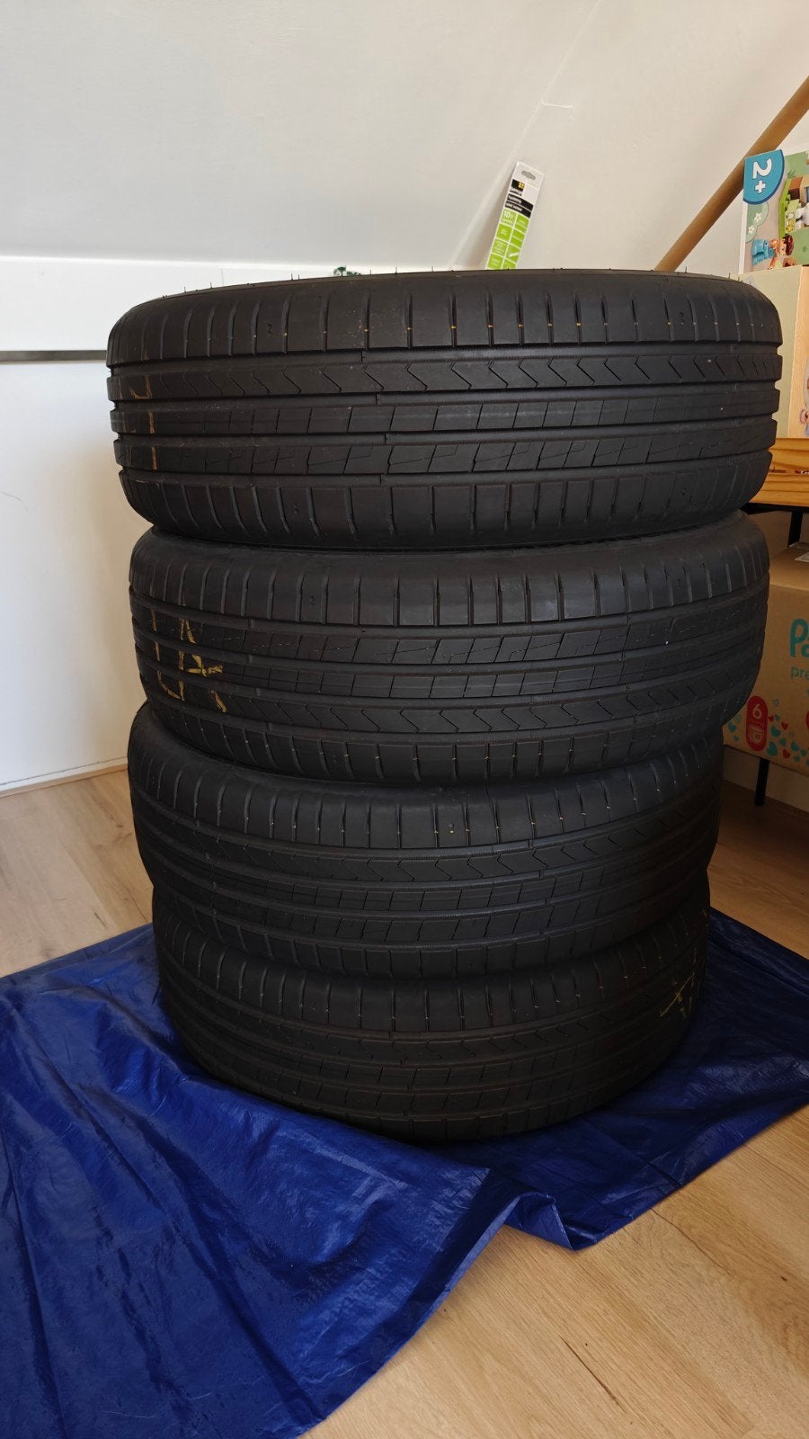 4x Hankook Ventus Prime4 215/65 R17 - 600 km - Nieuwstaat, Ophalen, 215 mm, Nieuw, 17 inch