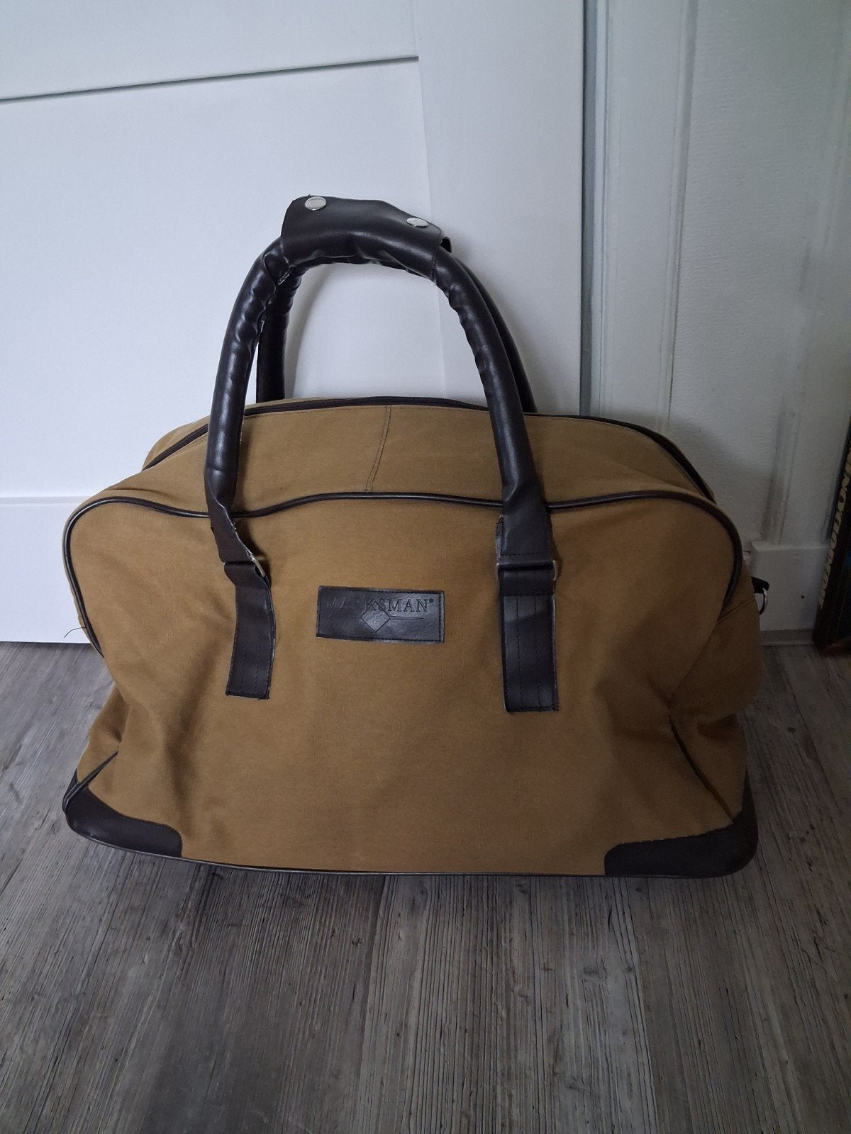 Marksman reistas / weekendtas - bruin/beige, 40 tot 60 cm, 30 cm of meer, Beige, Minder dan 35 cm