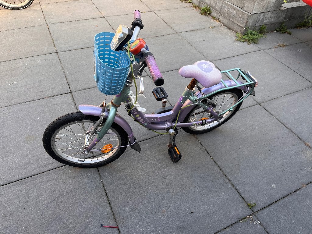 Meisjes fiets, Ophalen, Gebruikt, 16 inch