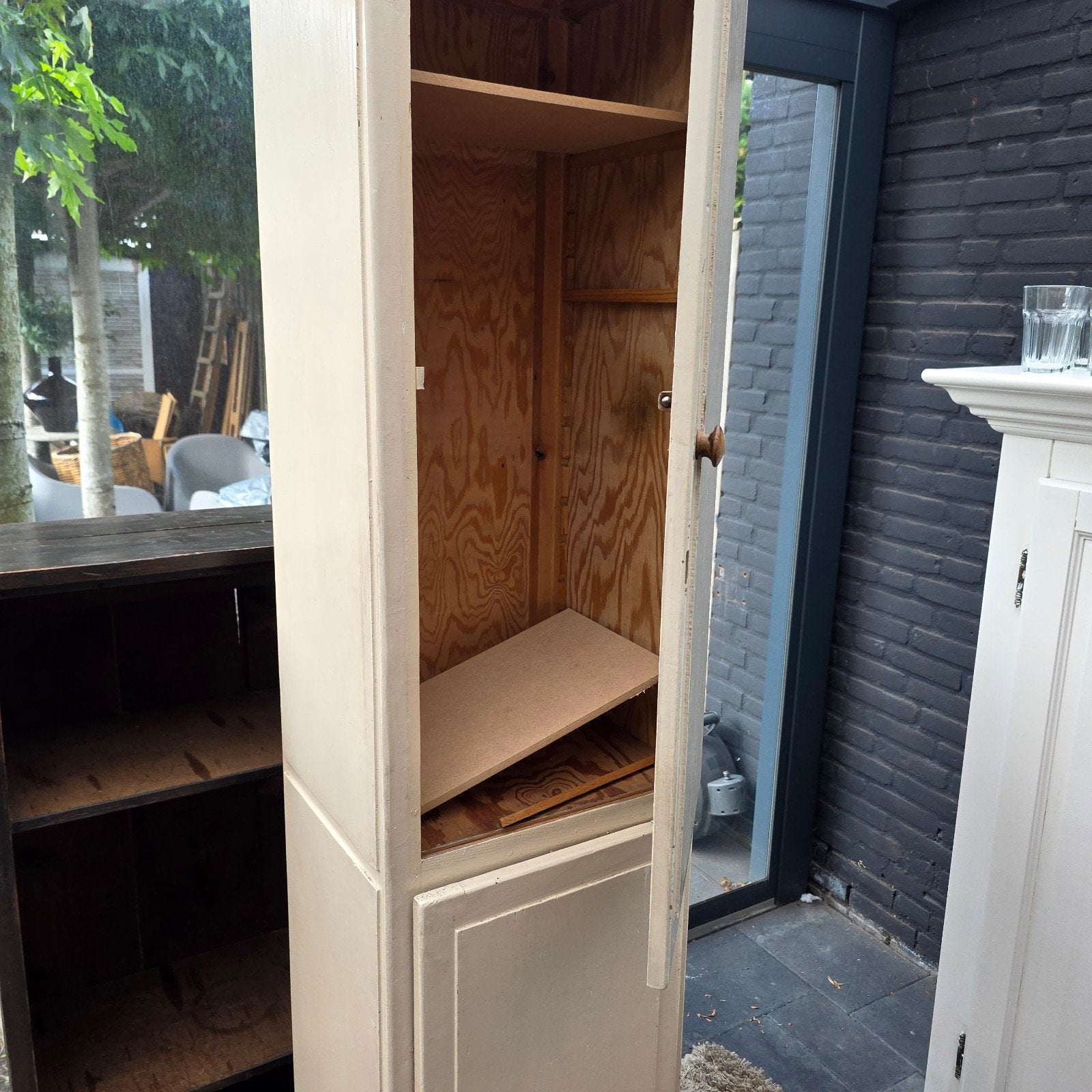 vintage kast, Ophalen, Minder dan 50 cm, Gebruikt, 150 tot 200 cm