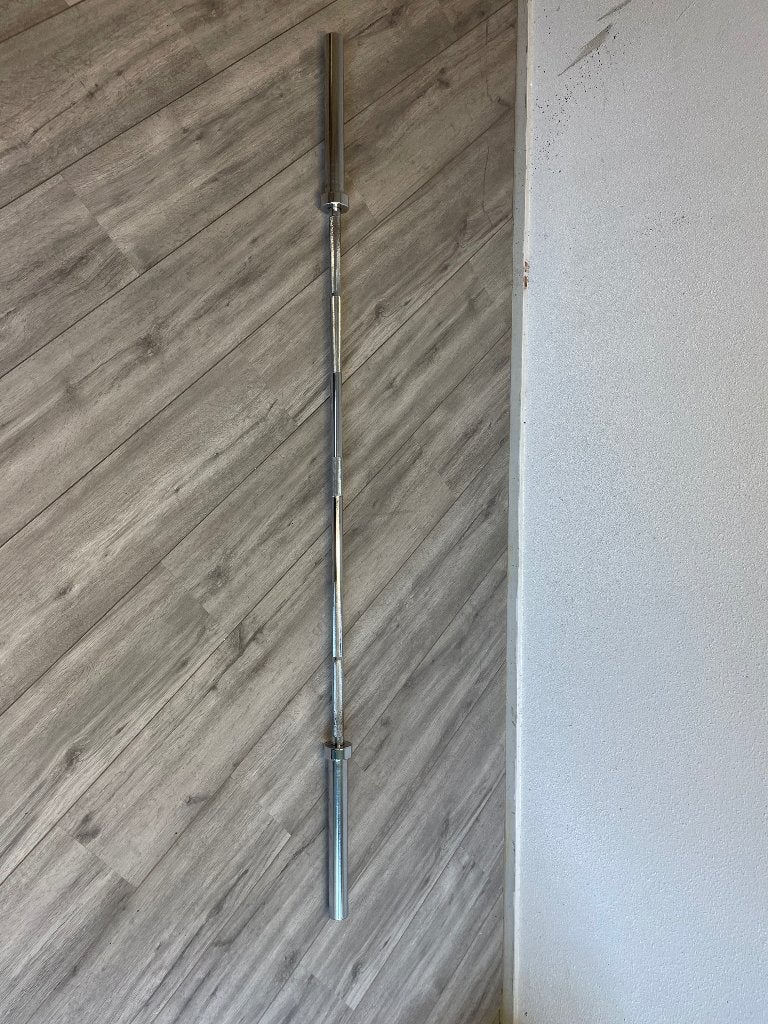 Olympische halterstang 220 cm – 50 mm Olympic bar, Ophalen, Gebruikt, Halterstangen