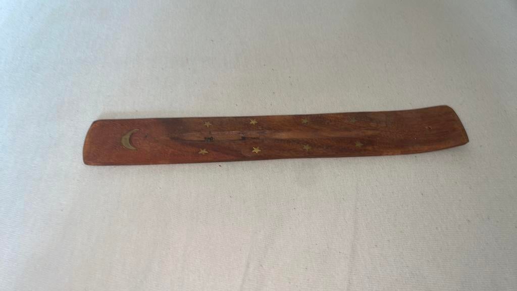 Wierook brander, Huis en Inrichting, Woonaccessoires | Kandelaars en Kaarsen, Bruin, Ophalen of Verzenden, Zo goed als nieuw, Hout