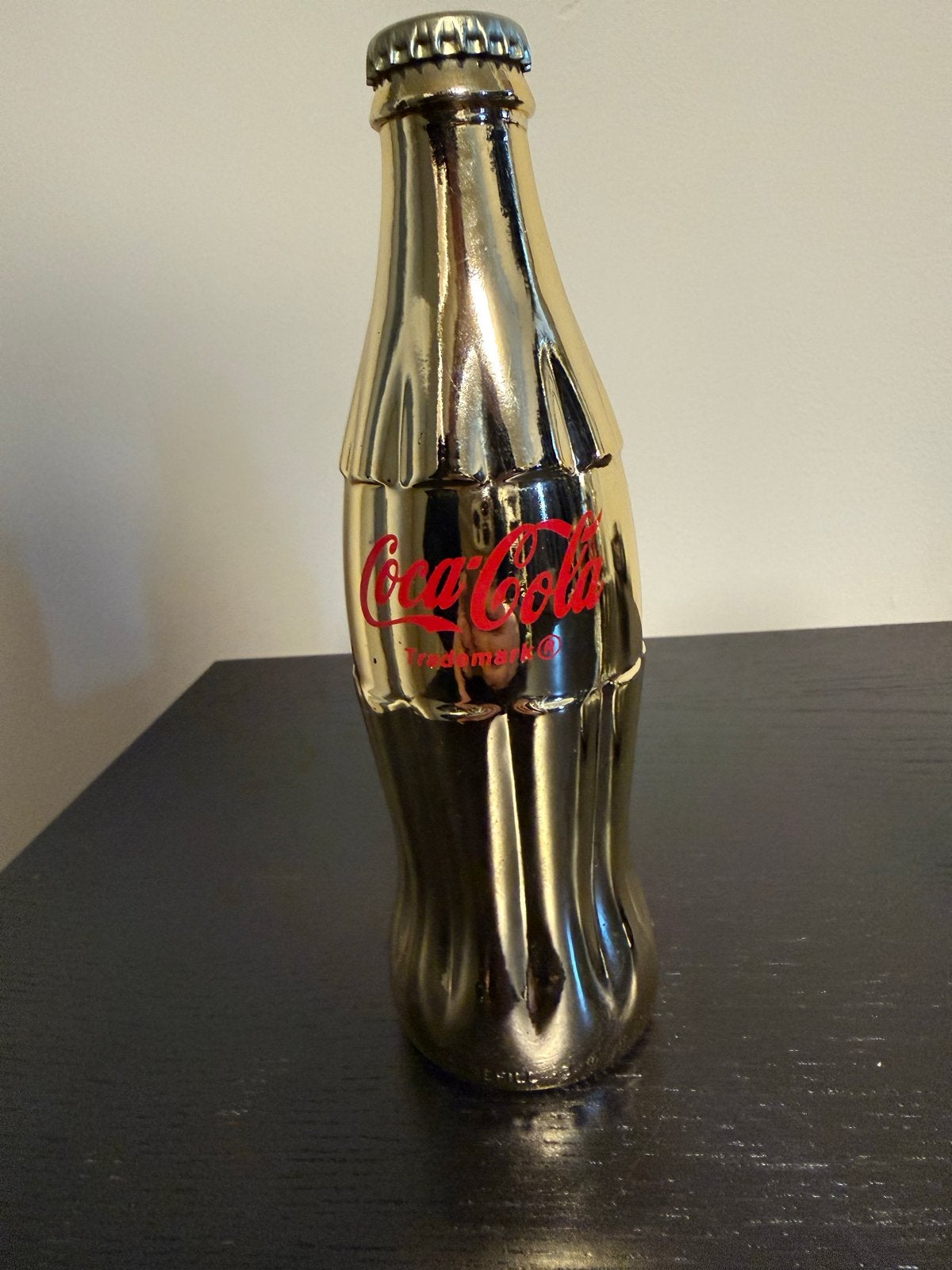 Gouden Coca-Cola fles - April 1994, Verzamelen, Ophalen of Verzenden, Zo goed als nieuw, Gebruiksvoorwerp