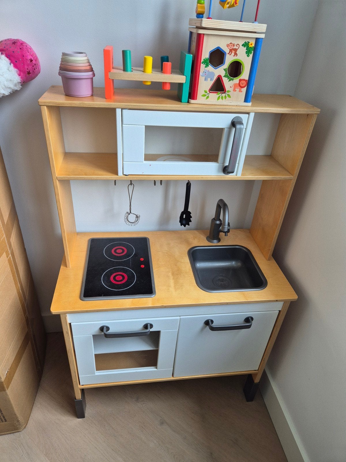 Kinderkeuken speelkeuken met toebehoren, Ophalen, Gebruikt