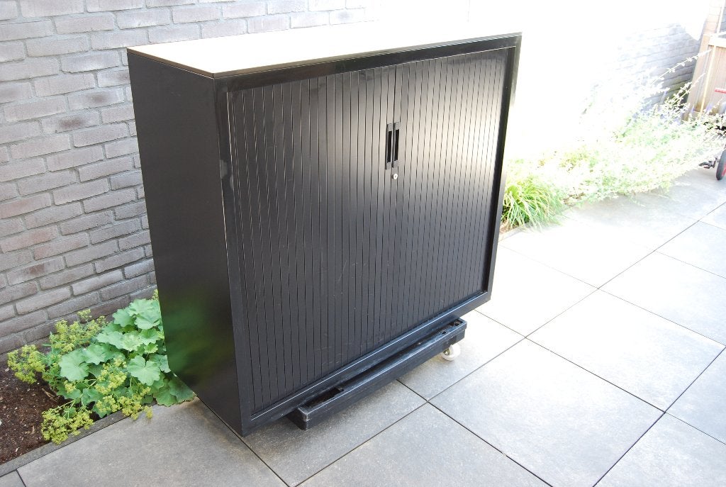 Opbergkast Kantoorkast archiefkast met schuif/rol deuren, Ophalen, Gebruikt, 100 tot 150 cm, 100 tot 150 cm