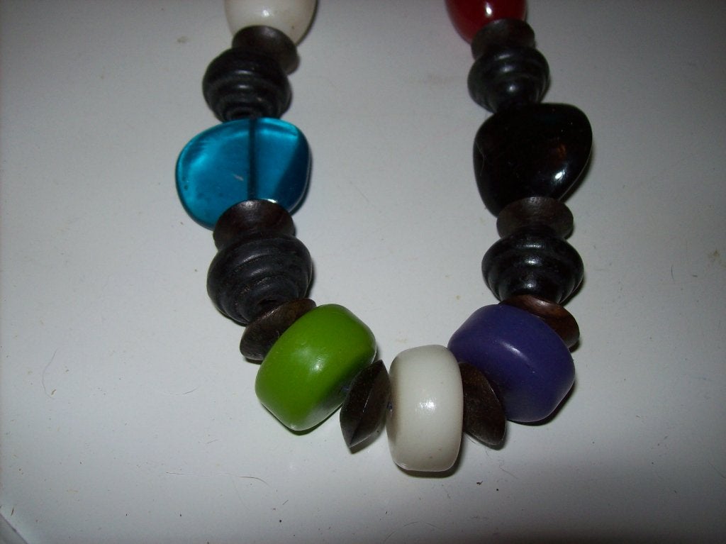Ketting Mooie Stenen Kralen Fraai kleuren model, Overige kleuren, Nieuw, Ophalen of Verzenden, Steen of Mineraal