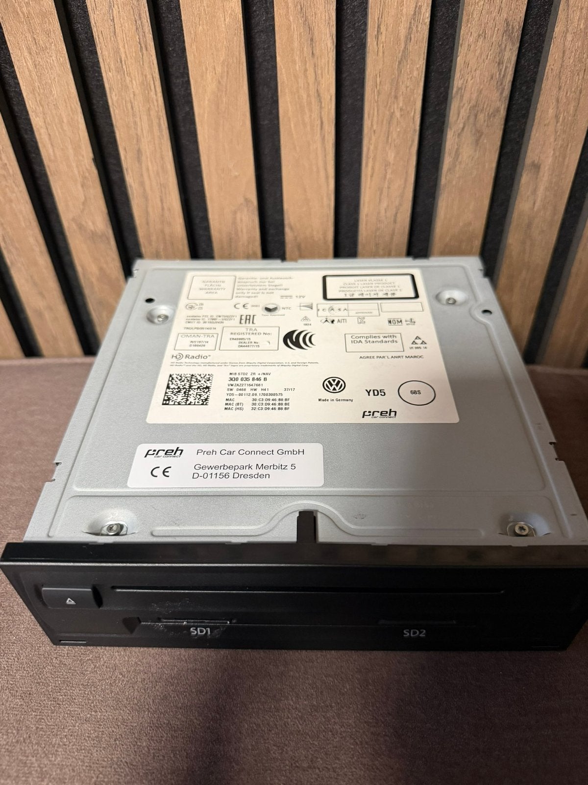 Originele VW Discover MIB2.5 Headunit 3Q0 035 846 B –CarPlay, Ophalen of Verzenden, Zo goed als nieuw