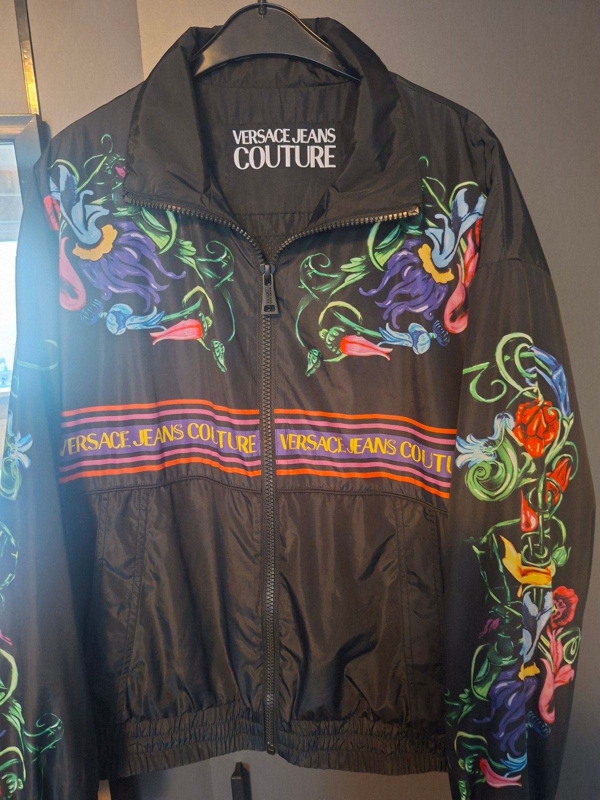 Versace jeans couture jasje xl/xxl, Ophalen, Zo goed als nieuw, Maat 46/48 (XL) of groter, Zwart