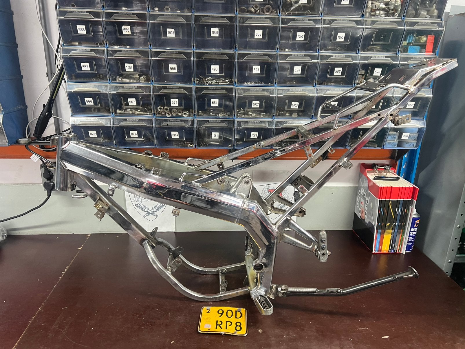 Derbi black edition frame, Ophalen, Frame, Gebruikt, Derbi