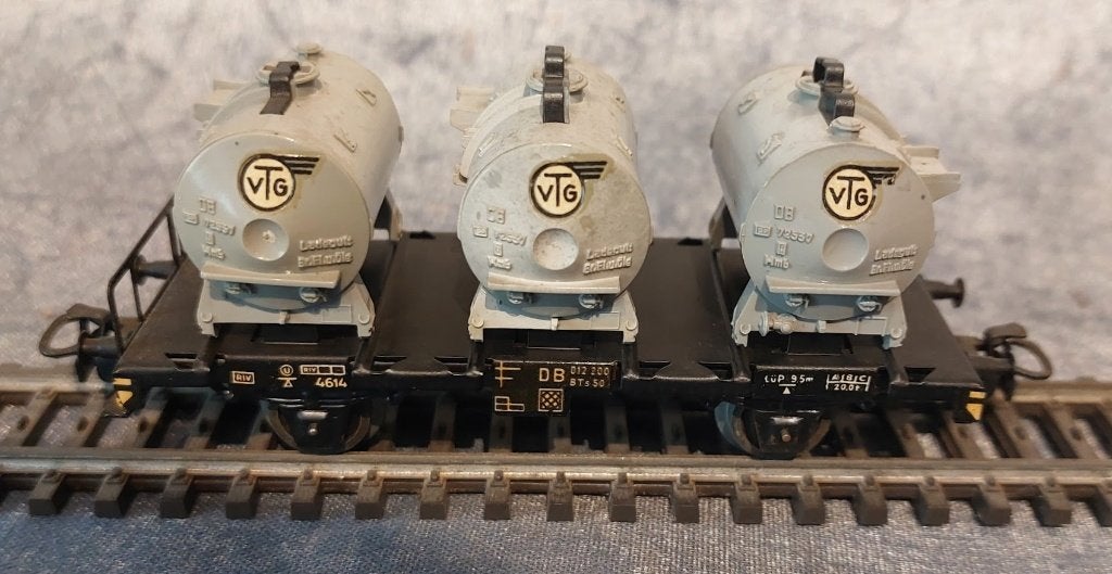 Marklin wagon type 4520 met tankcontainers [6070]  [HoMoHO], Wisselstroom, Ophalen of Verzenden, Märklin, Nieuw