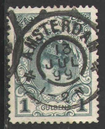 Nederland NVPH nr 49 gestempeld, Postzegels en Munten, Postzegels | Nederland, Ophalen of Verzenden, T/m 1940, Gestempeld