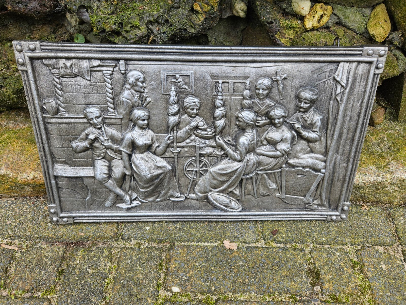 Ijzeren/metalen 3D prent/schilderij, Antiek en Kunst, Ophalen of Verzenden