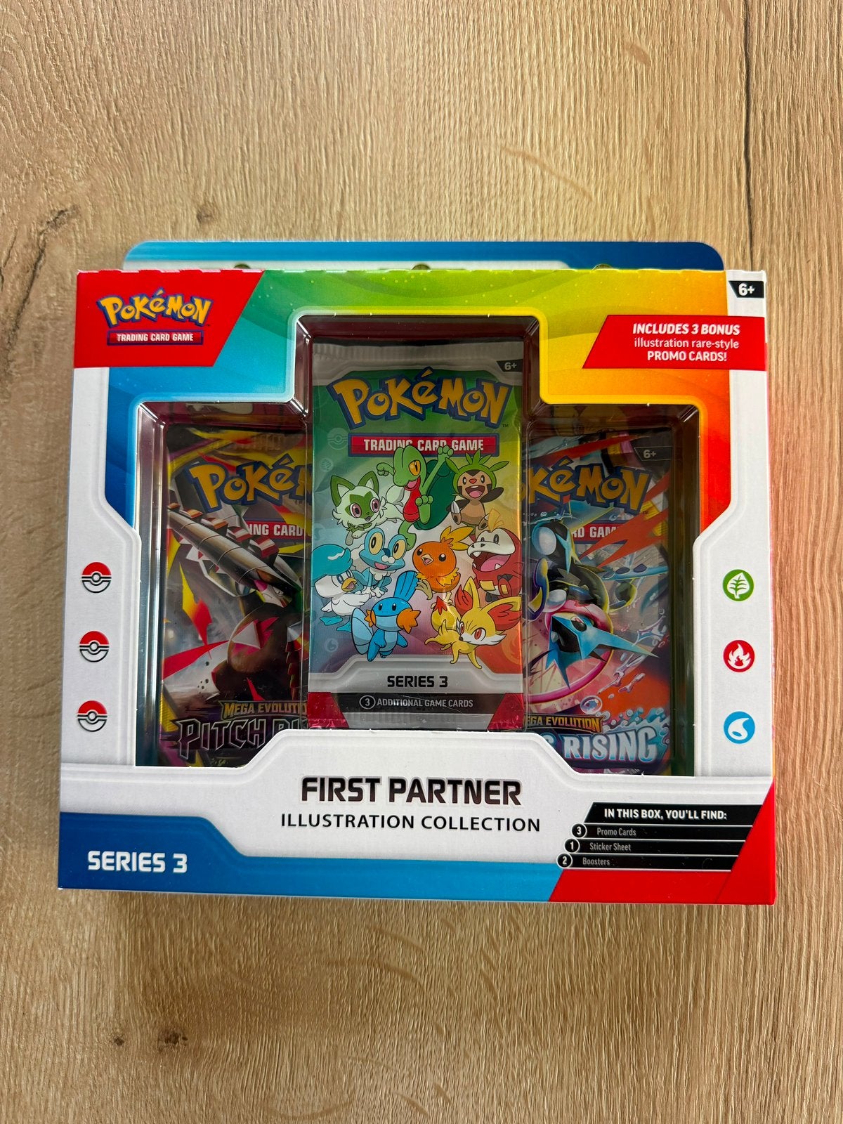 Pokémon First Partner Illustratie Collectie Serie 3, Ophalen of Verzenden, Nieuw, Booster