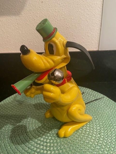 Pluto windup met toeter en bellen WDP, Verzamelen, Ophalen of Verzenden, Goofy of Pluto, Zo goed als nieuw, Overige typen