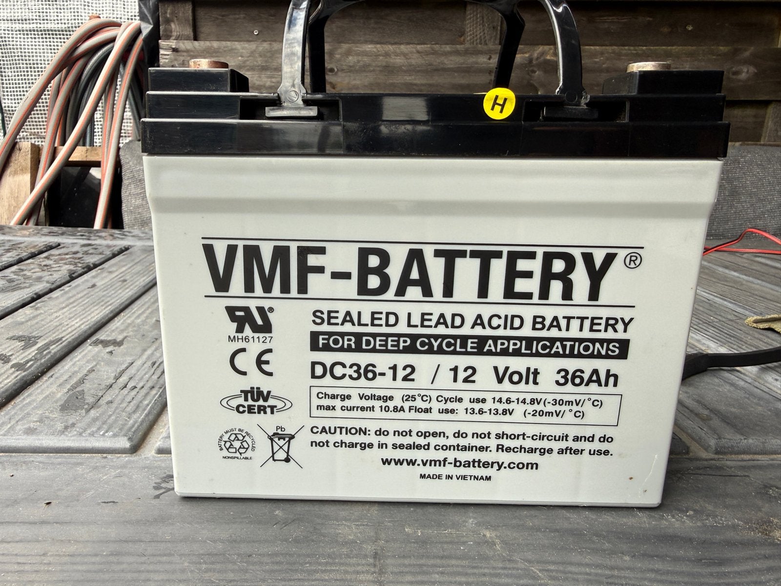 Nieuwe VMF-BATTERY DC36-12 12 Volt 36Ah Deep Cycle Accu, Ophalen of Verzenden, Nieuw