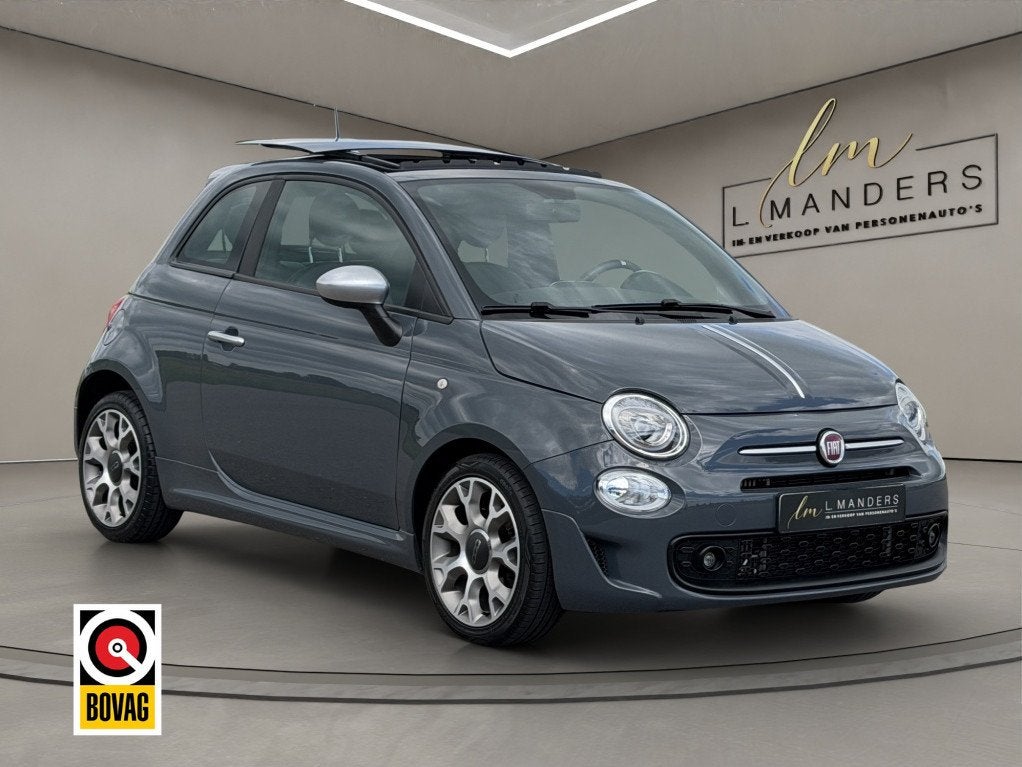 Fiat 500 0.9 TwinAir T Sport 2019 GRIJS | Apple CarPlay | Le, Auto's, 86 pk, Gebruikt, Euro 6, Handgeschakeld