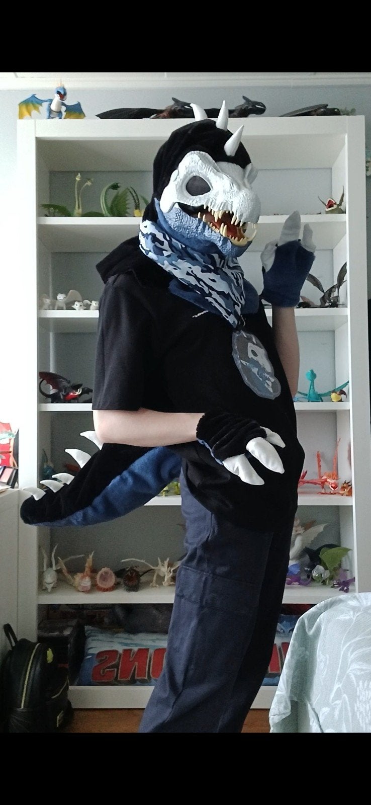 Spinosaurus fursuit partial, Ophalen of Verzenden, Nieuw, Overige typen