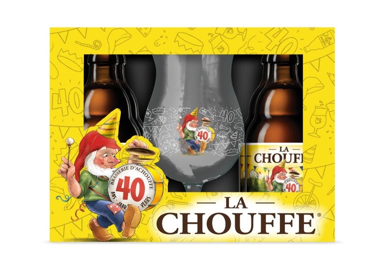 La Chouffe 40 jaar, Verzamelen, Ophalen of Verzenden, Nieuw, Flesje(s), Overige merken