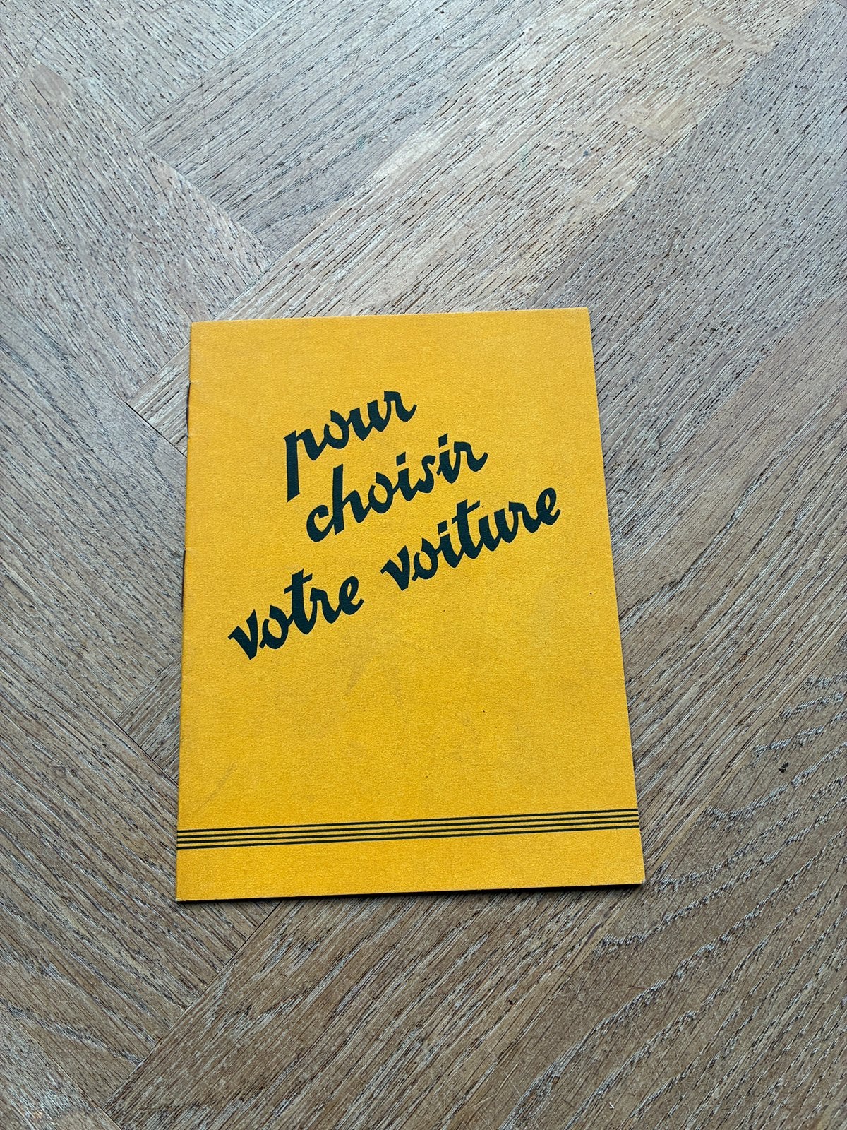 Citroën Traction Avant kleine brochure 1937, Verzenden, Zo goed als nieuw, Citroën