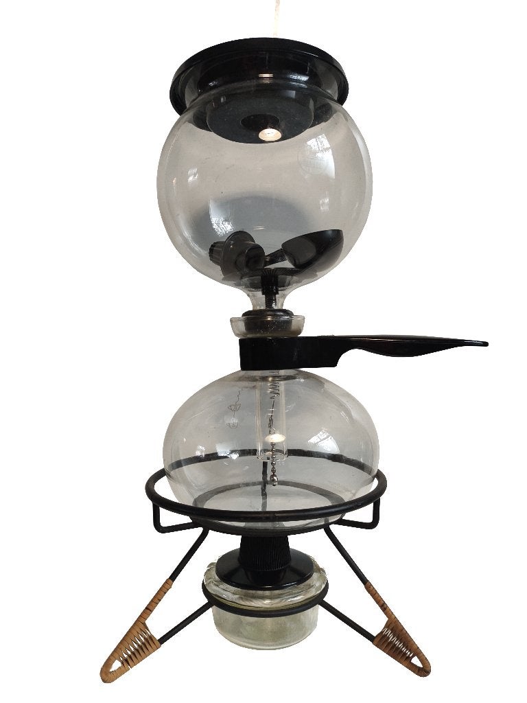 Zeldzaam vintage Santos original vacuüm koffiezetapparaat, Gebruikt, Overige modellen, Gemalen koffie, Ophalen of Verzenden