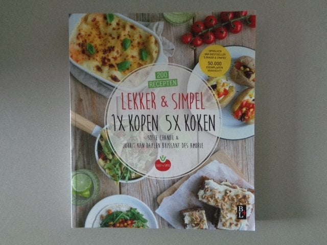 Lekker & Simpel - 1 x kopen 5 x koken, Voorgerechten en Soepen, Zo goed als nieuw, Nederland en België, Sofie Chanou; Jorrit van Daalen Buissant des Amorie