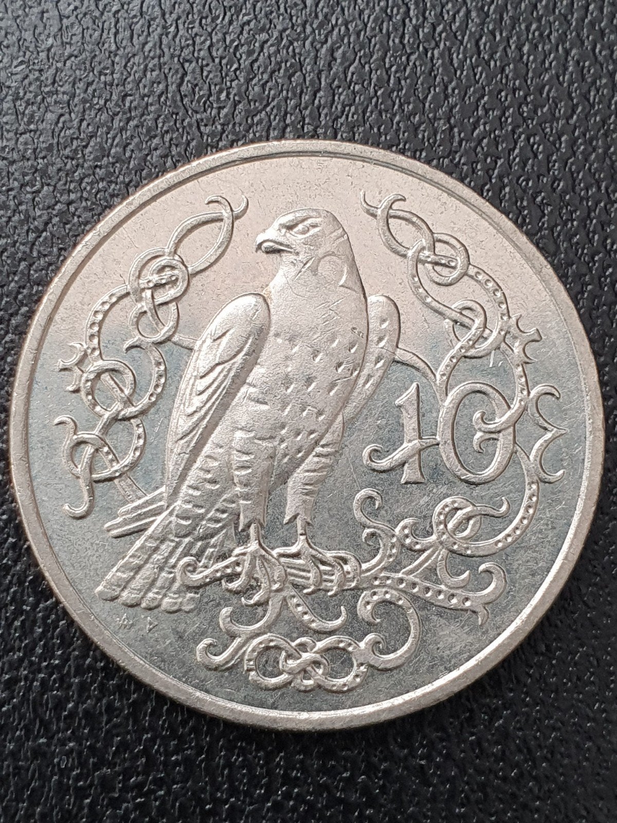 10 pence munt uit 1982 Isle of man, Ophalen of Verzenden, Overige landen, Losse munt