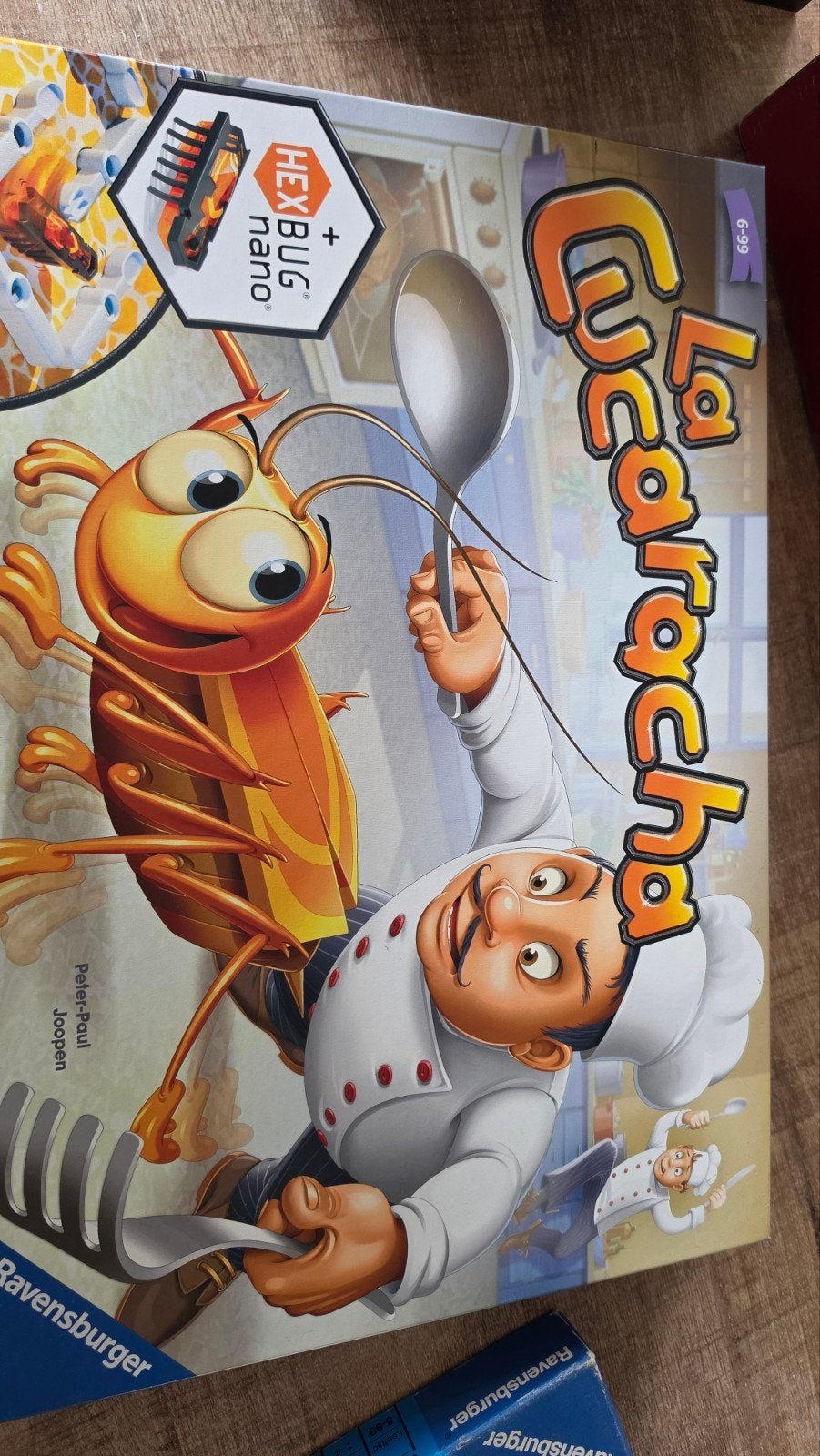 La Cucaracha Bordspel Ravensburger + HEXBUG nano, Drie of vier spelers, Ophalen, Gebruikt, Ravensburger