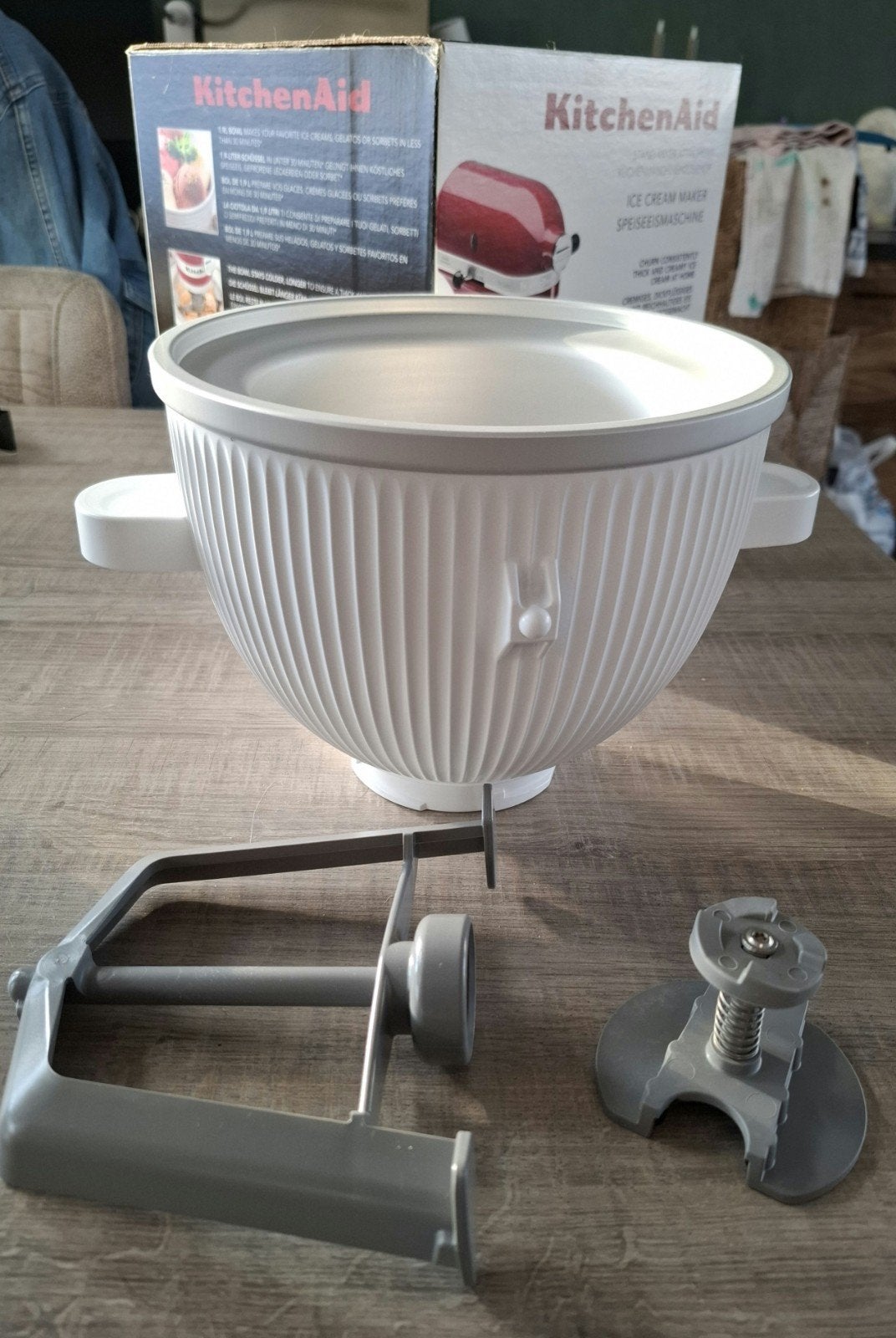 KitchenAid IJsmaker 5KSMICM - Zo goed als nieuw, Ophalen of Verzenden, Zo goed als nieuw
