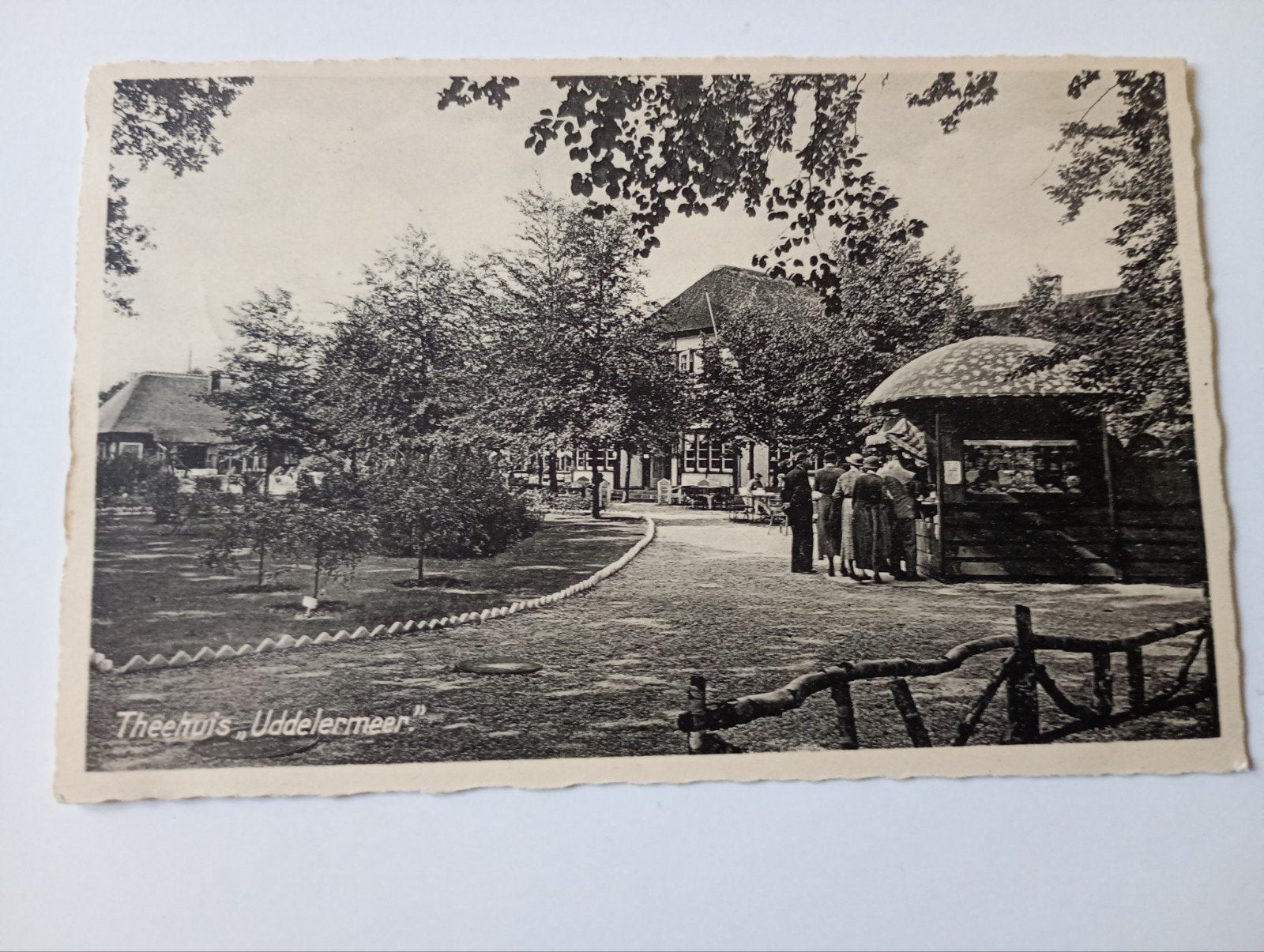 Uddelermeer bij Apeldoorn Theehuis 1936, Ophalen of Verzenden, 1920 tot 1940, Gelopen, Gelderland