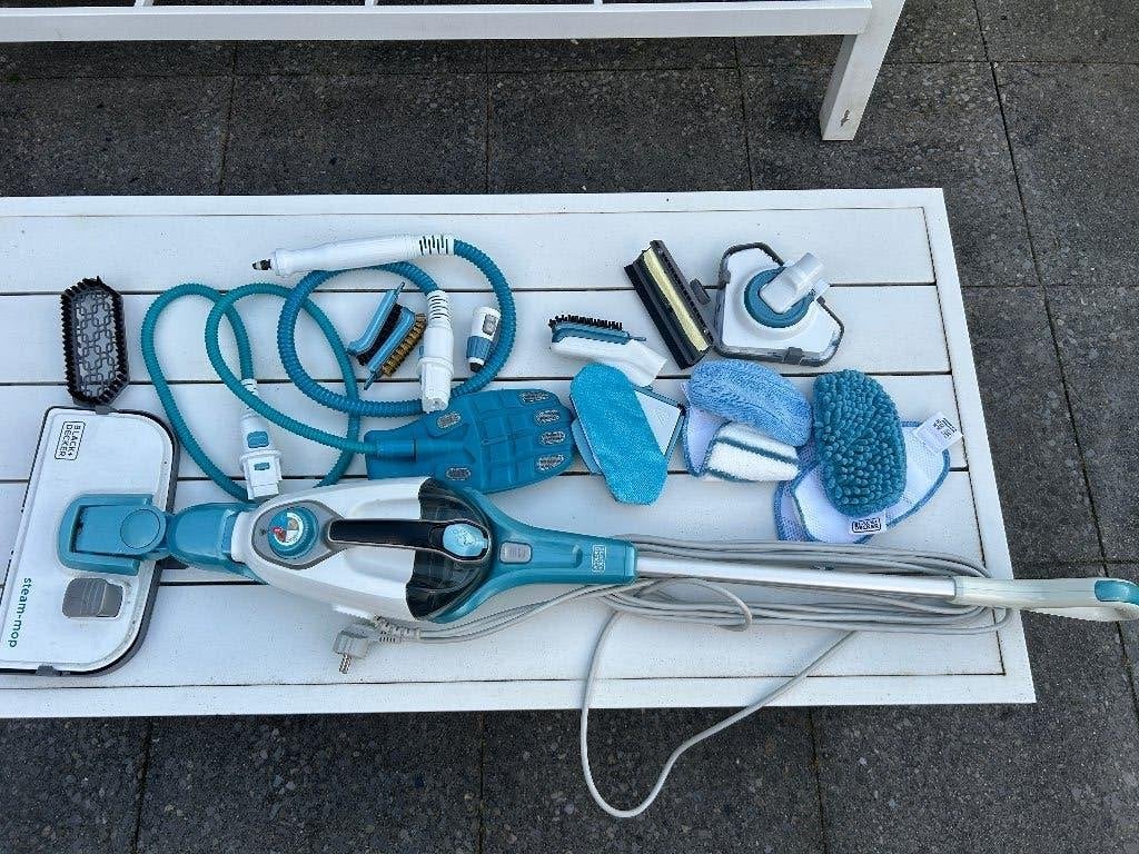 Black & Decker Stoomreiniger/Steam Mob 1300W met accessoires, Witgoed en Apparatuur, Ophalen, Gebruikt