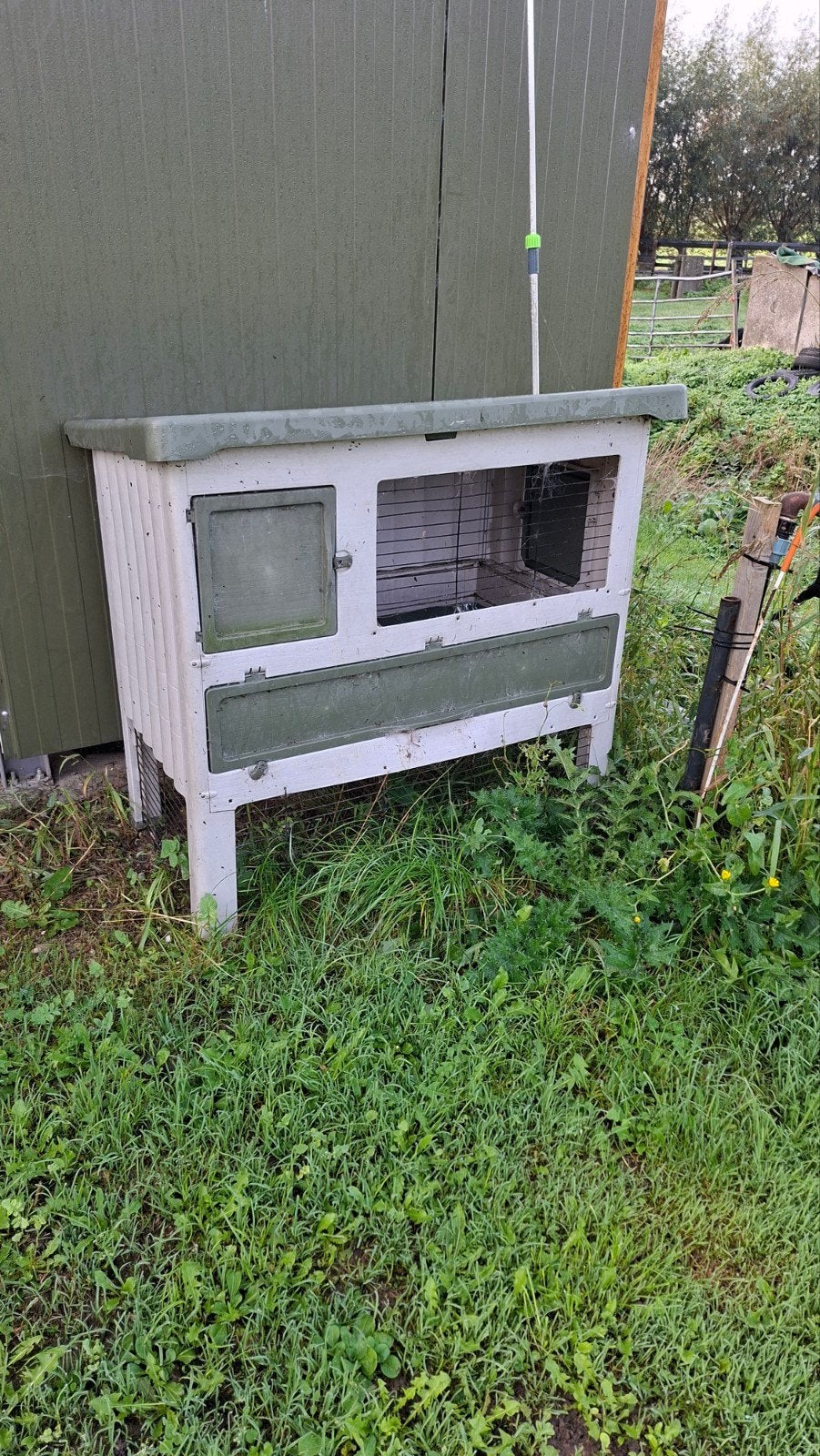 Konijnen/ Cavia hok -  Buiten., Dieren en Toebehoren, Cavia, Ophalen of Verzenden, 90 cm of meer, Hok