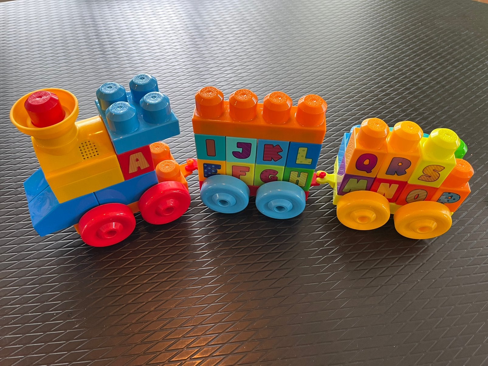 Mega Blocks ABC trein, Ophalen of Verzenden, Zo goed als nieuw